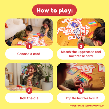 ABC: Learn Uppercase & Lowercase Letters Card Pack.